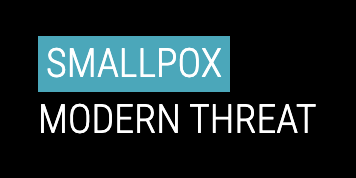 logo for project that says 'smallpox modern threat'